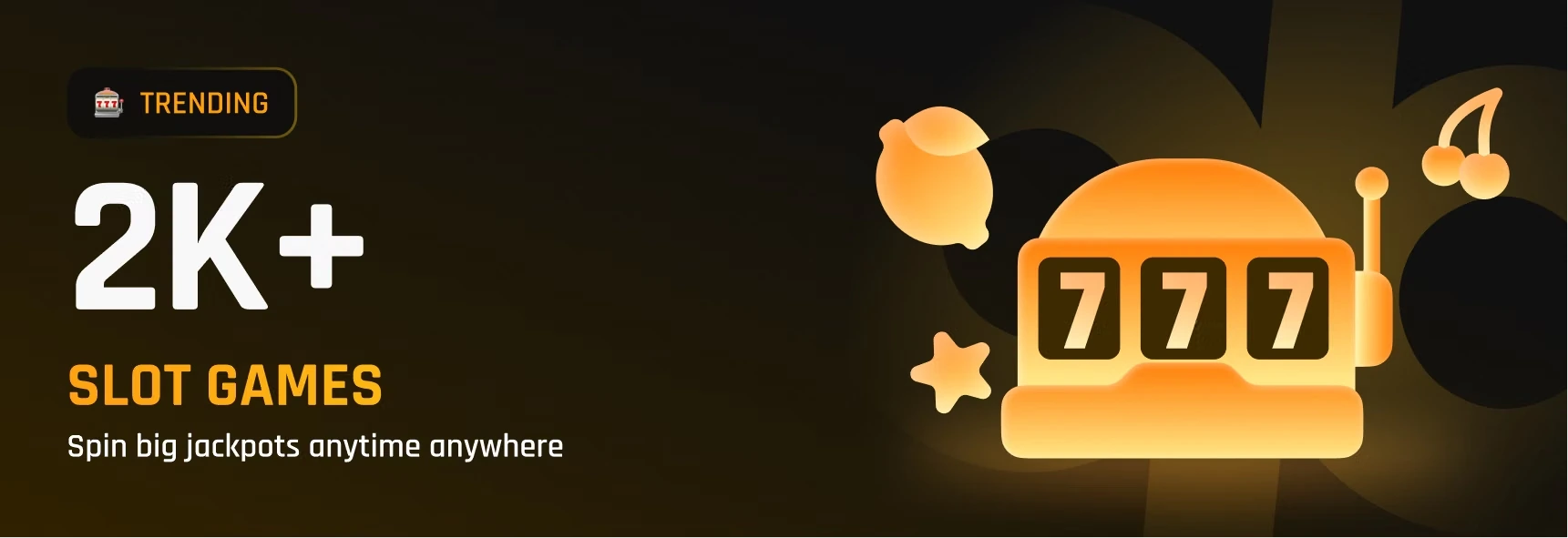 Slots promotion banner