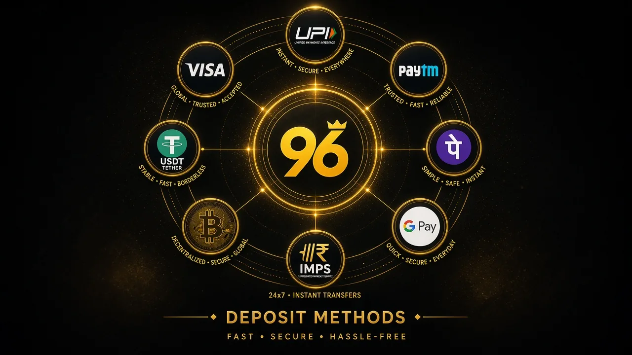 How to Make a Deposit on 96.com