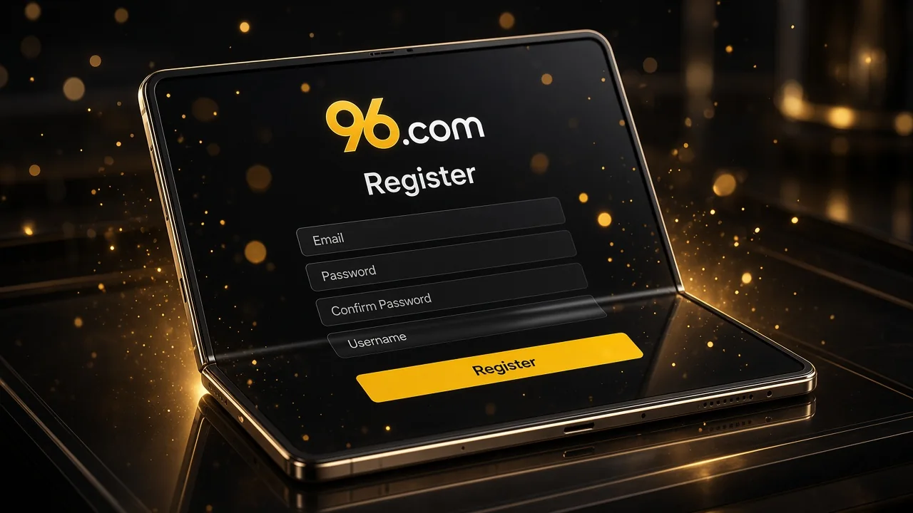 Register Your Account in the 96.com App